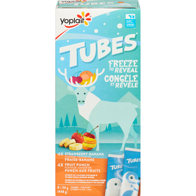Yoplait yogurt tubes