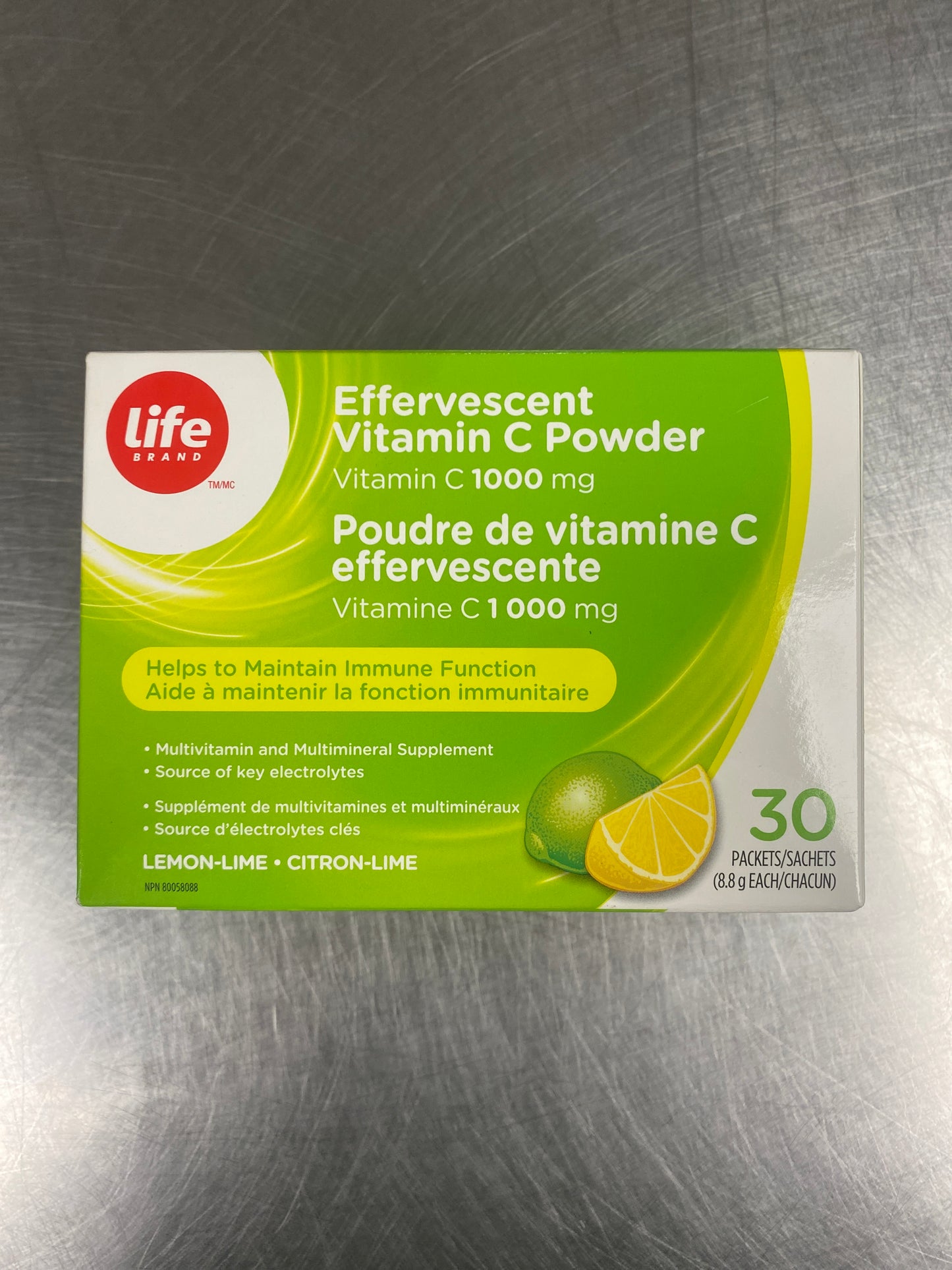 Effervescent Vitamin C powder 1000 mgpk of 30:1
