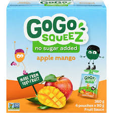 Baby food squeeze bags