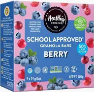 Healthy Crunch Granola Bars - Berry -one box per order of ANY snack bars we have