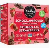 Healthy Crunch Granola Bars - Chocolate Strawberry- one box per order of ANY snack bars we have