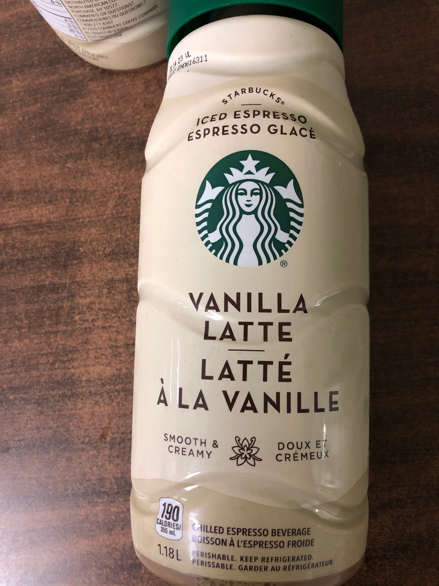 Vanilla latte iced espresso