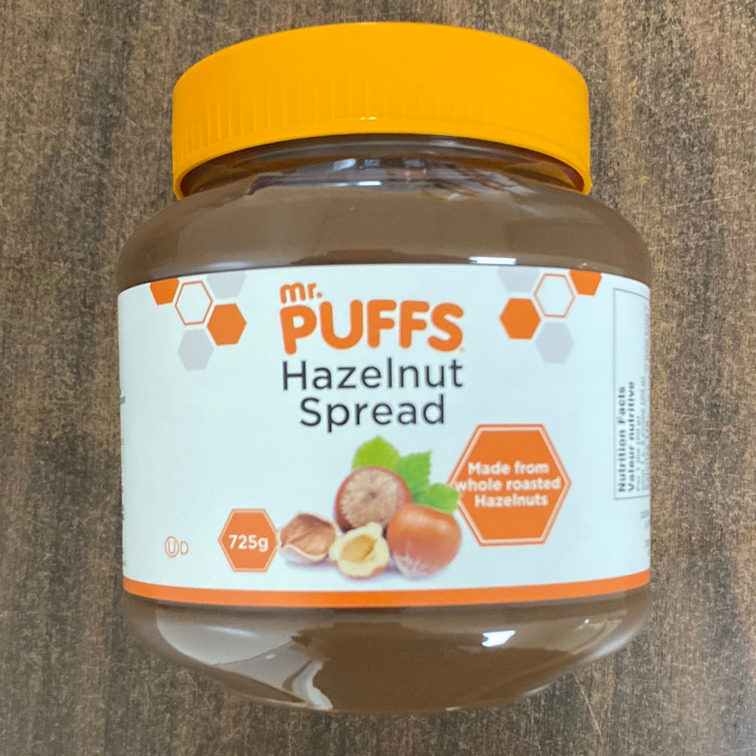 Mr. Puffs Hazelnut Spread