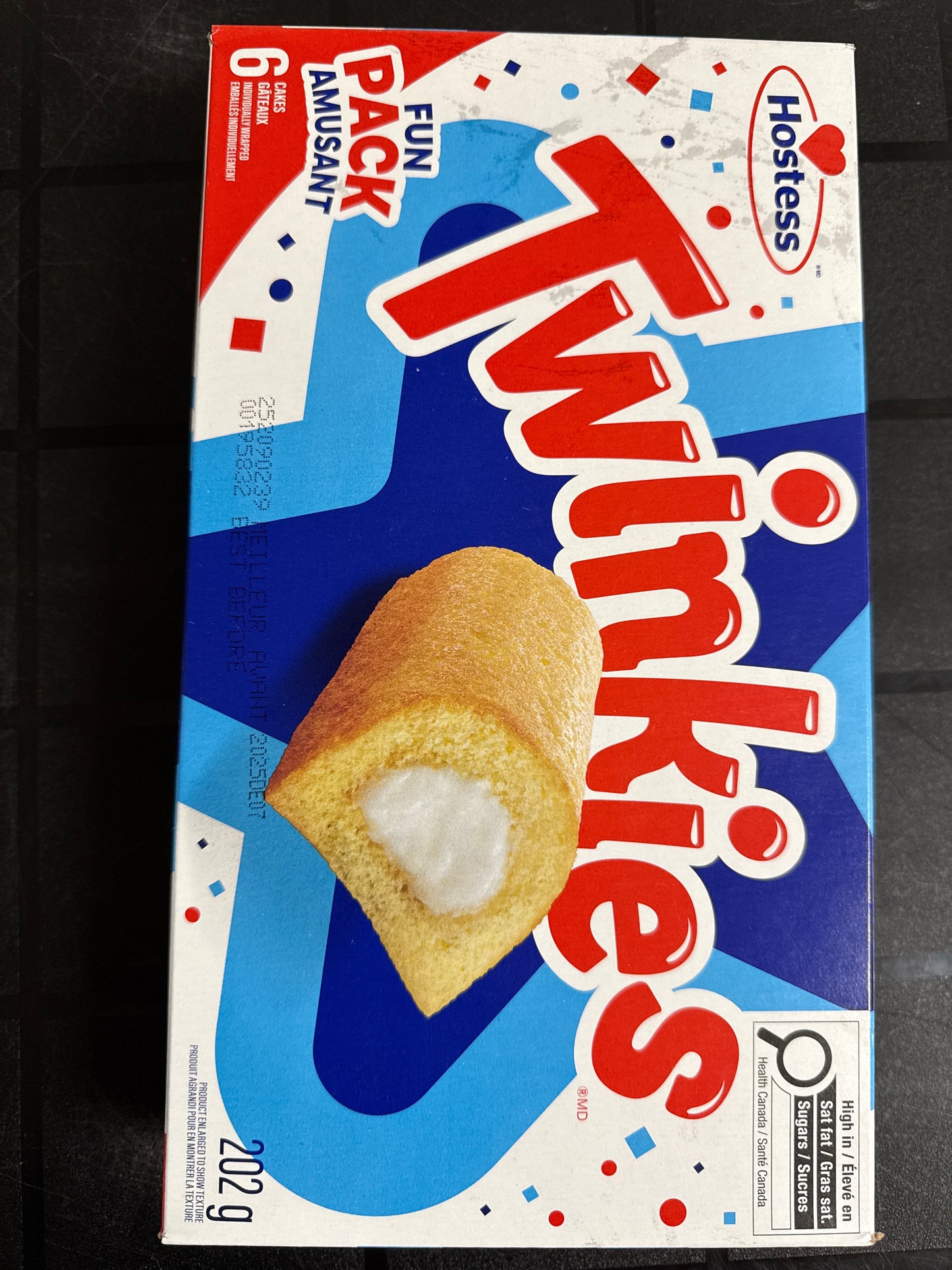 Twinkies pack of 6 cakes