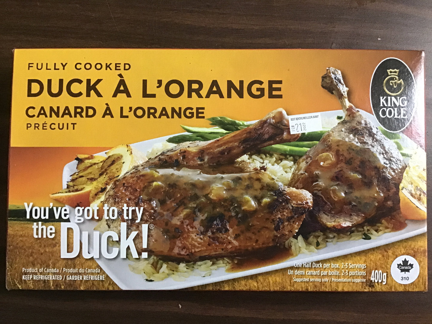 Duck - one meat product per household