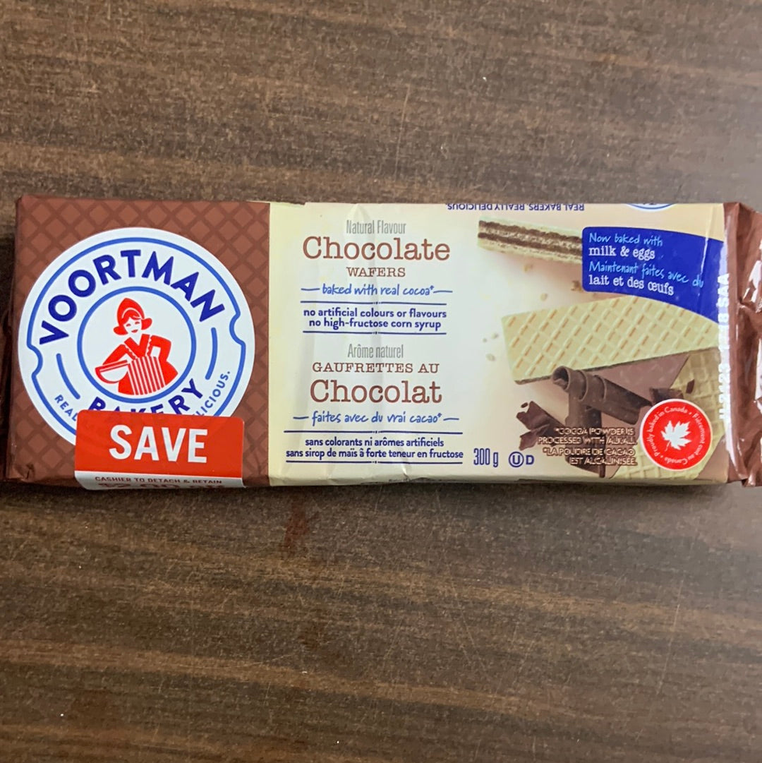 Voortman - vanilla or chocolate wafers