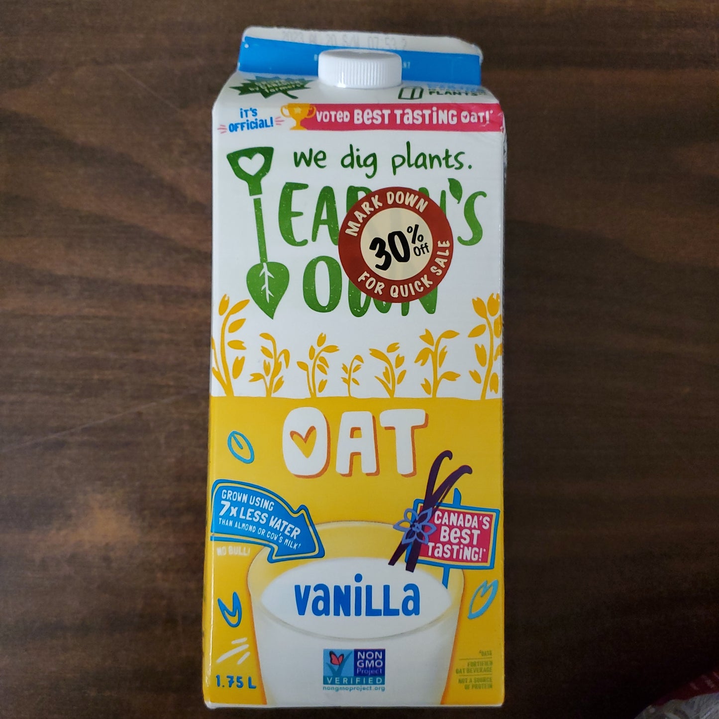 Earth's Own Naked beverage, non-GMO, organic