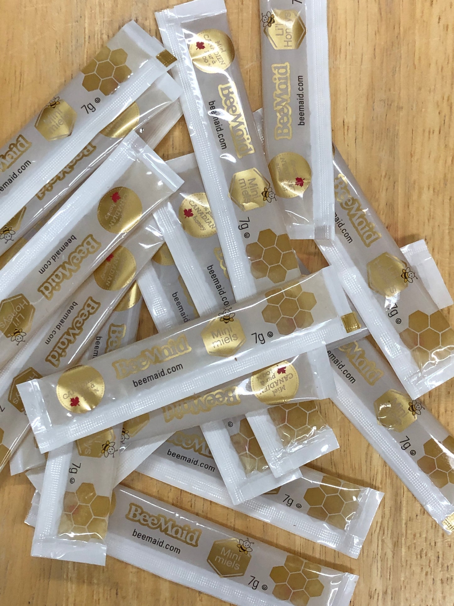 Honey, mini 7g single serving pack x 6