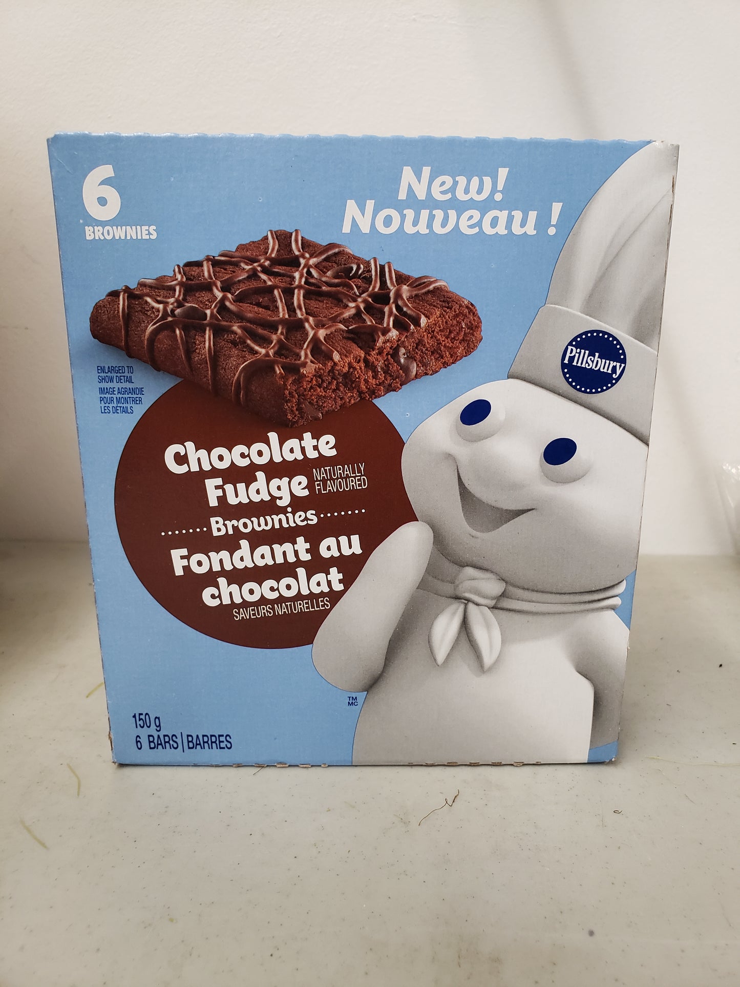 Pillsbury Chocolate Fudge Brownie Bars (6 Count)