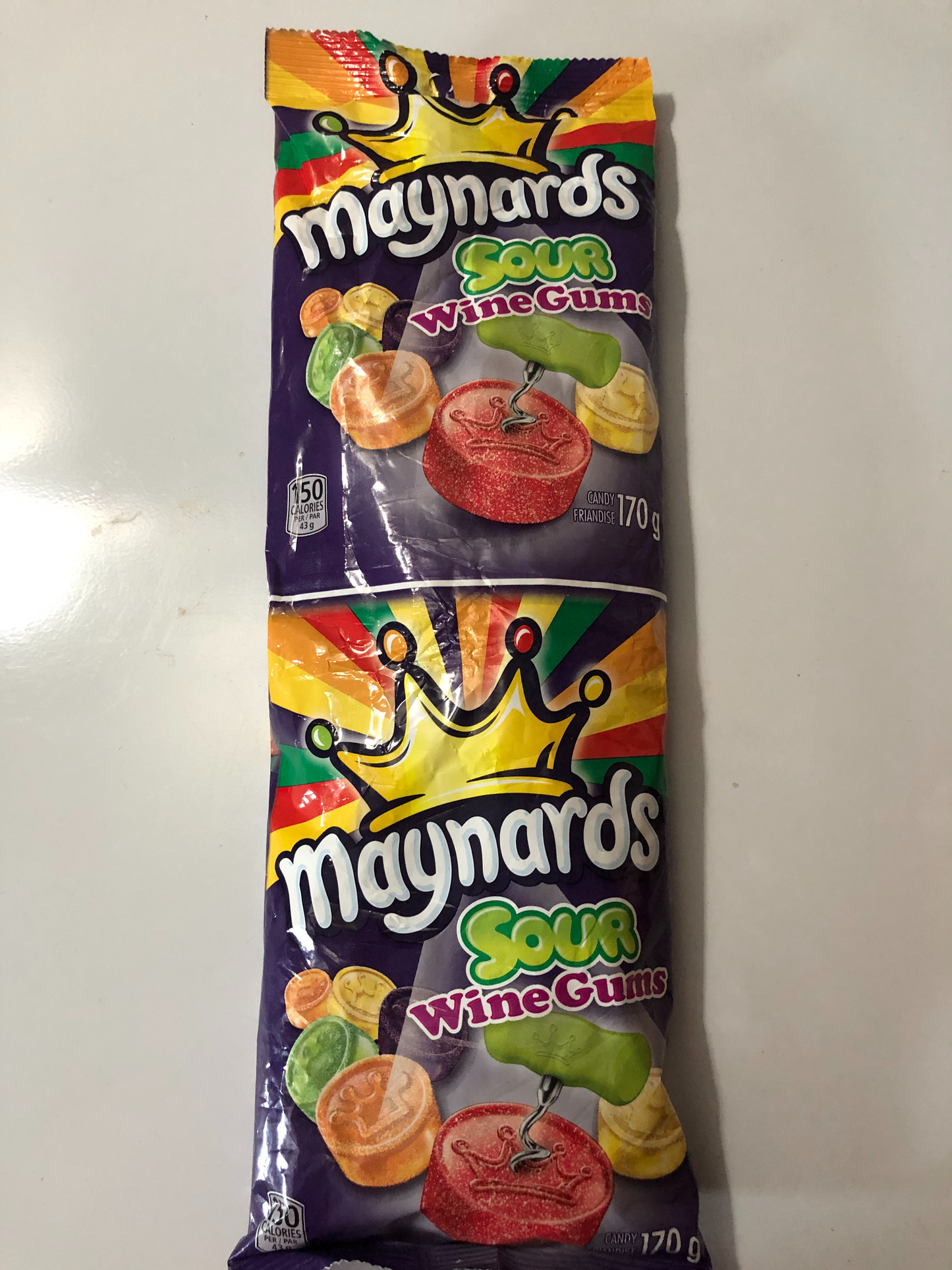 Maynards Sour Wine Gum 340g
