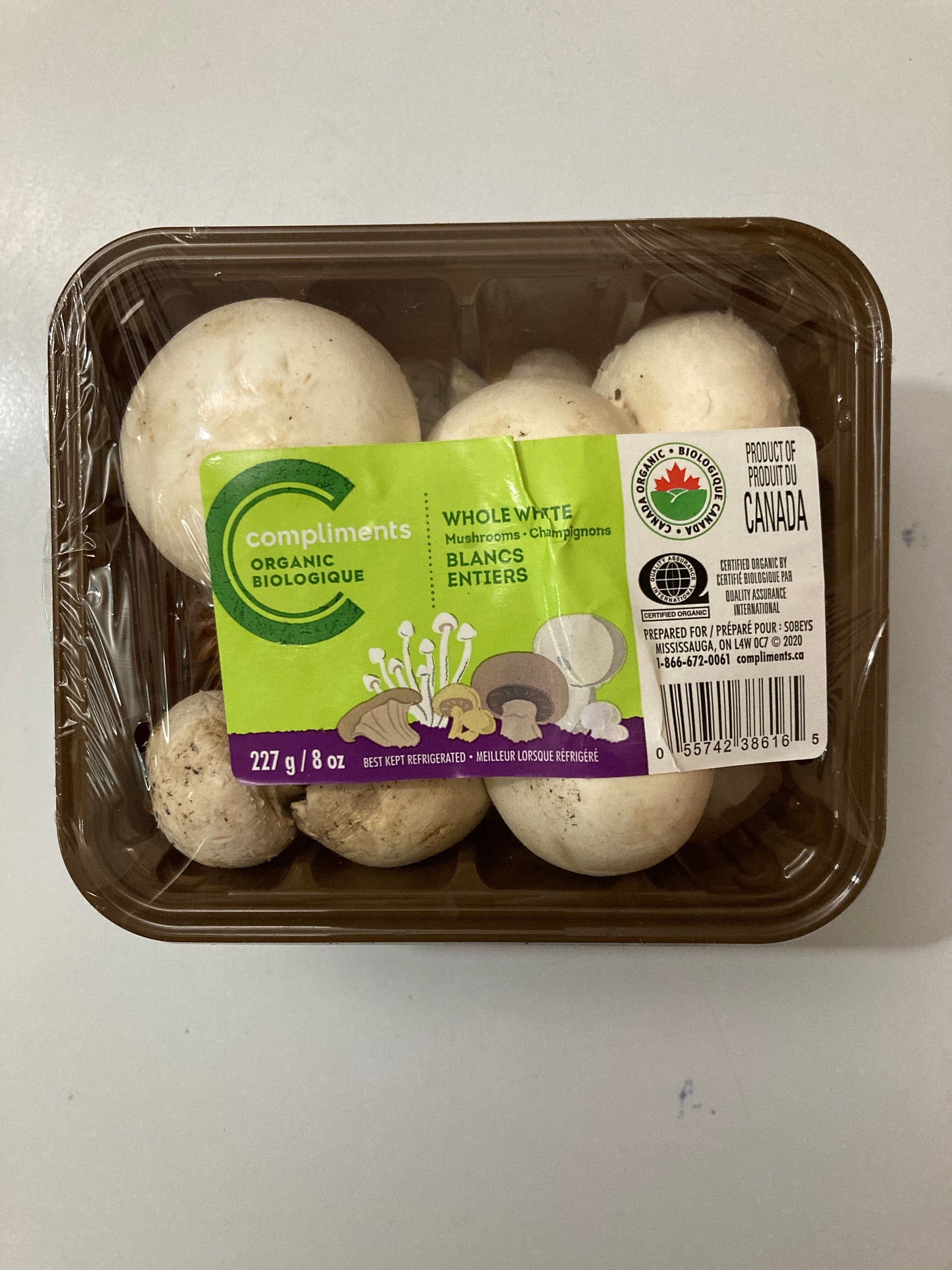 Whole Mushrooms