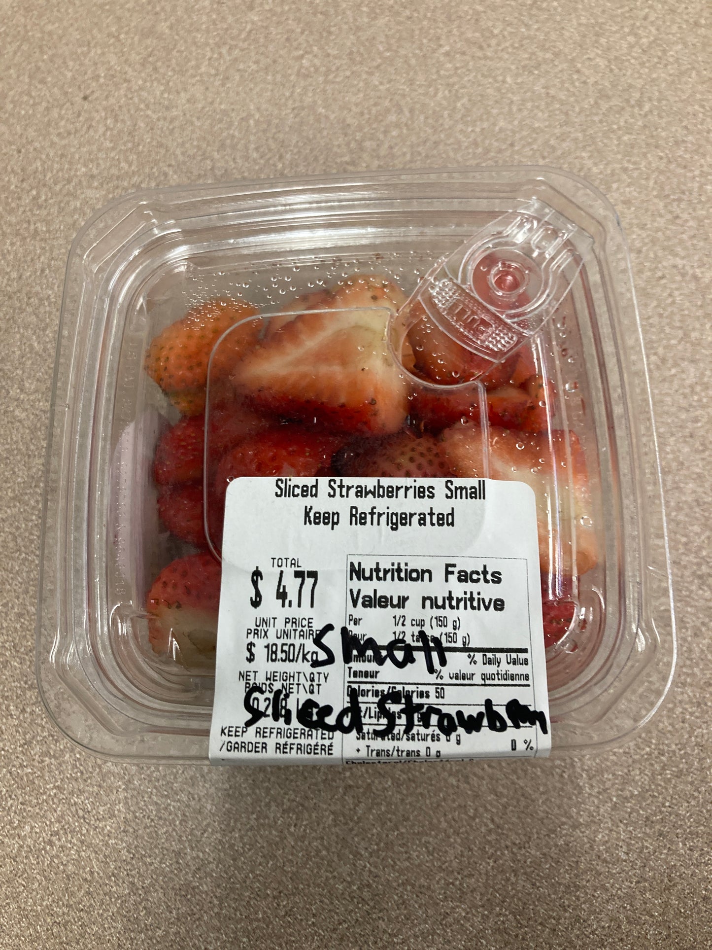 Sliced Strawberries Small