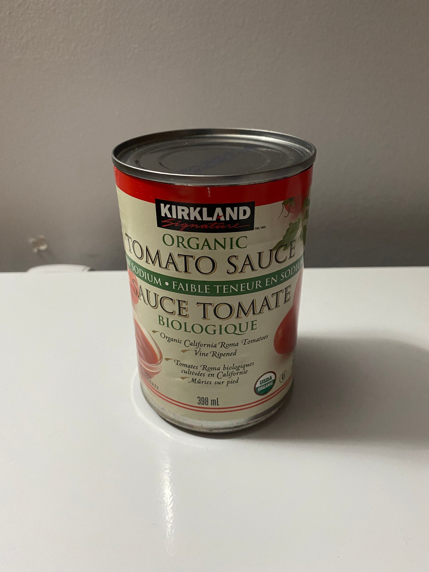 Kirkland Organic Tomato Sauce (398mL)