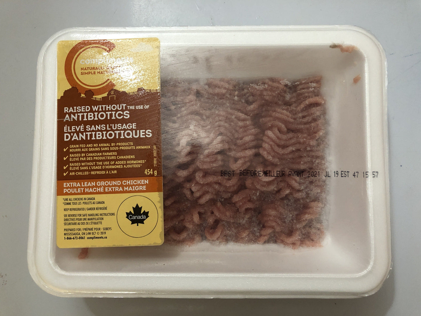 Extra Lean Ground Chicken - one meat per household of any kind