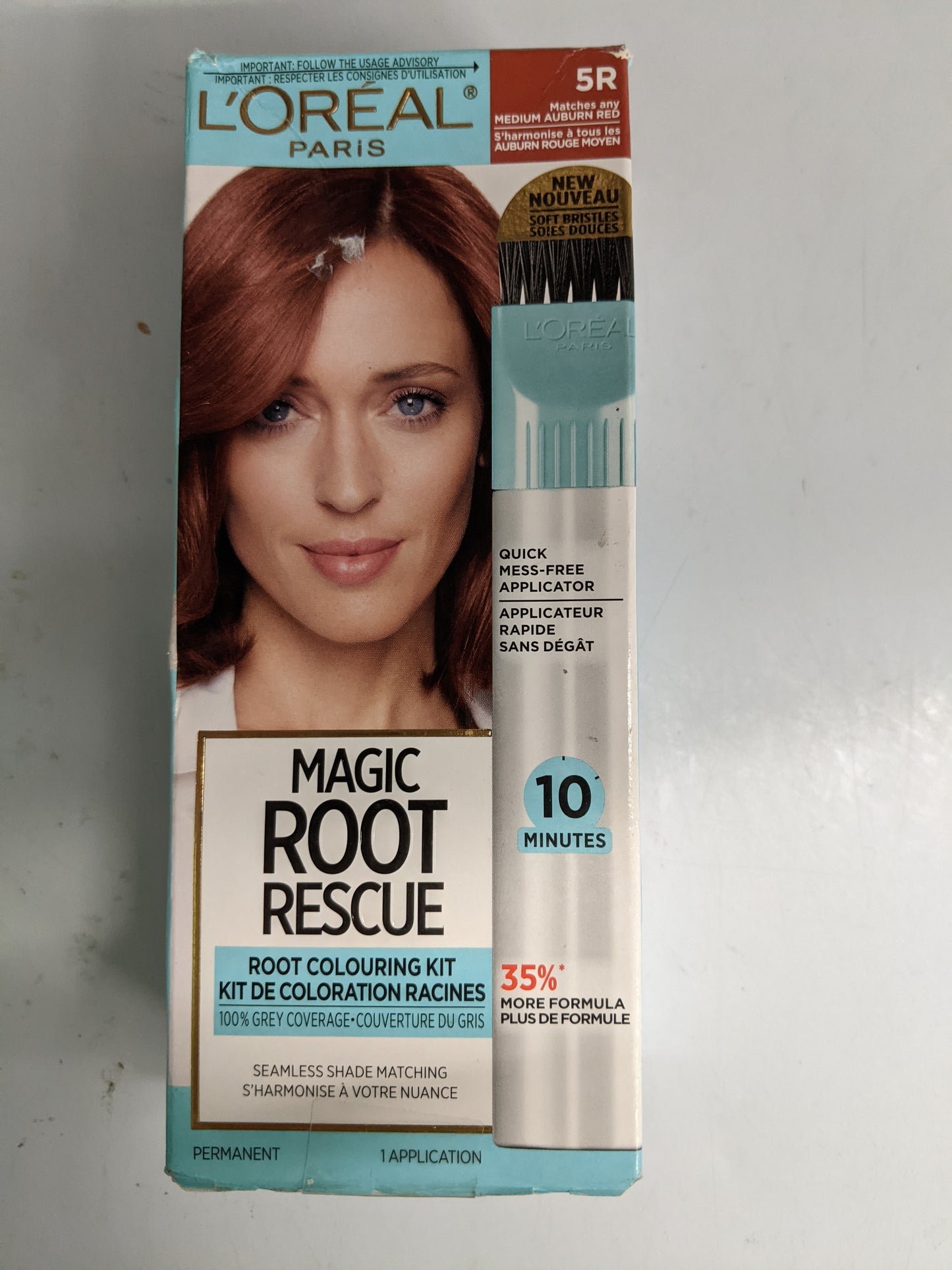 L'oreal medium auburn red root recolouring kit