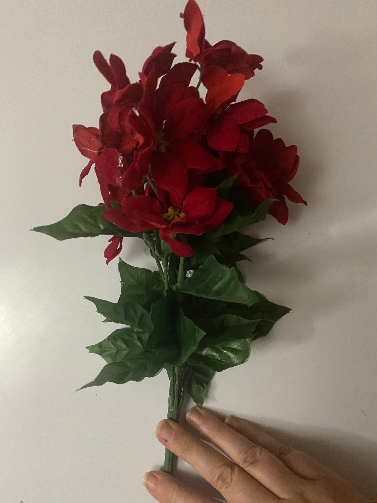 Small Silk Poinsettia