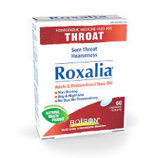 Roxalia Homeopathic Sore Throat Hoarseness medicine