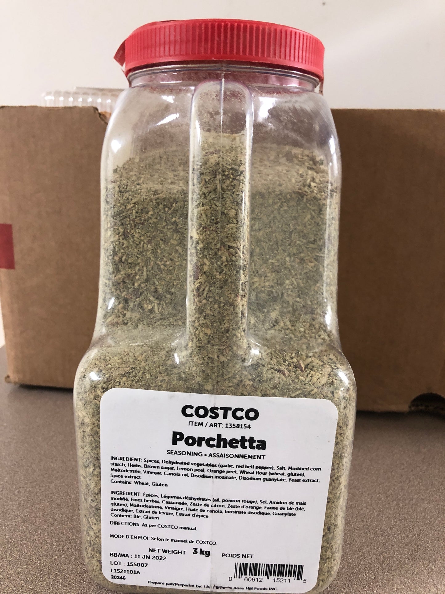 Porchetta seasoning 3kg container