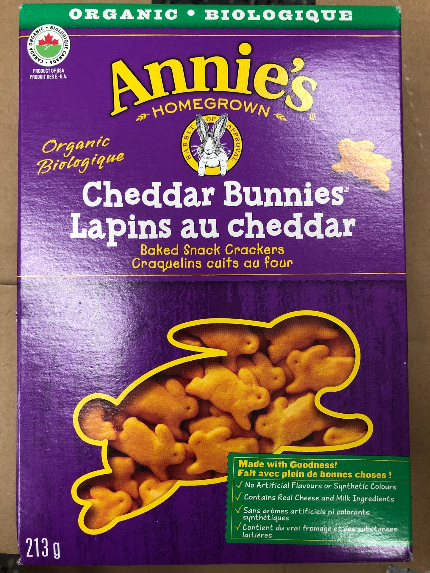 Annie’s cheddar bunnies