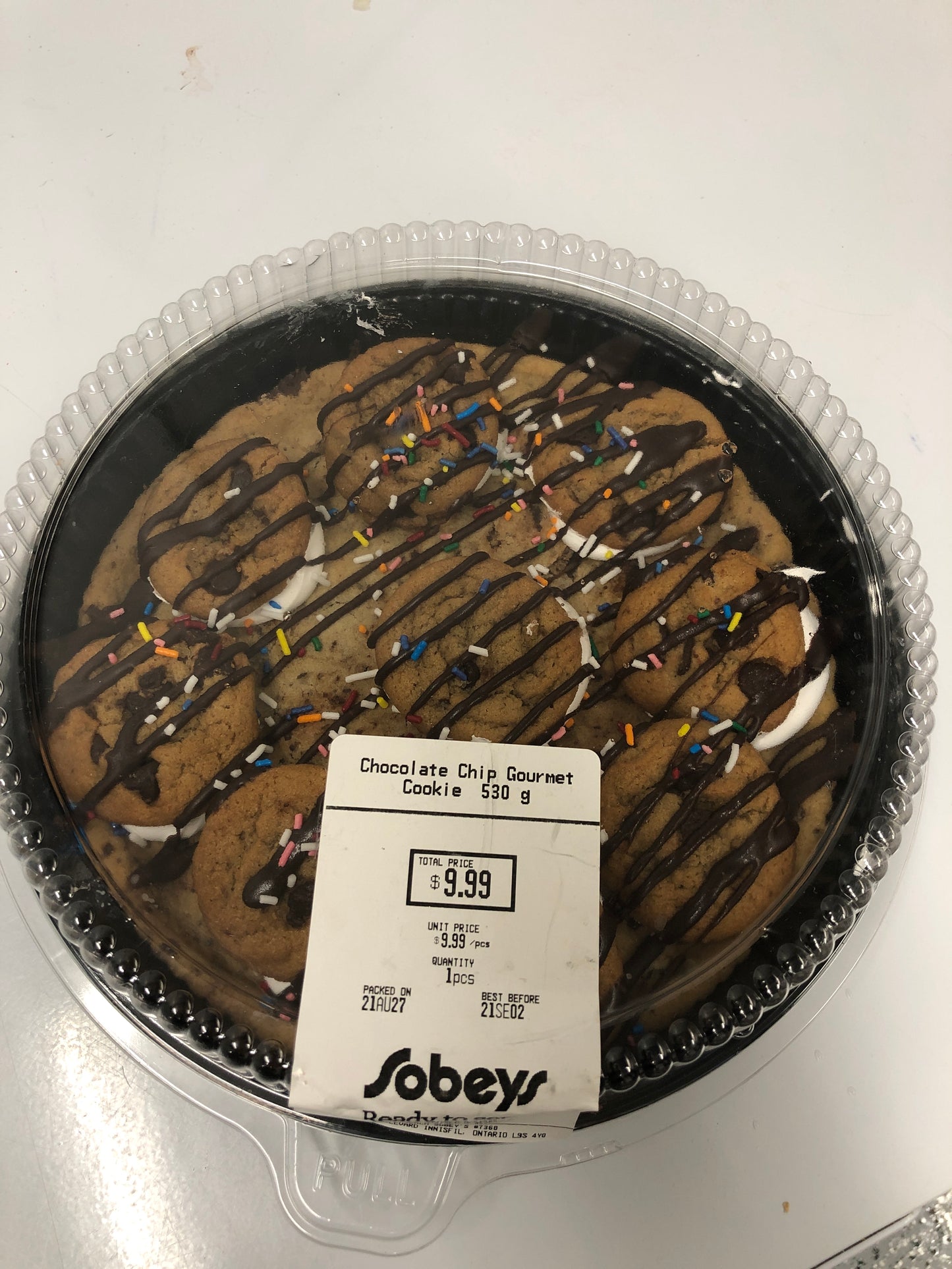 Chocolate chip gourmet cookie