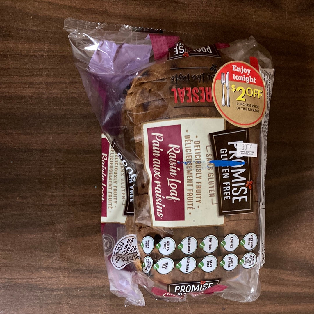 Gluten free Raisin Loaf