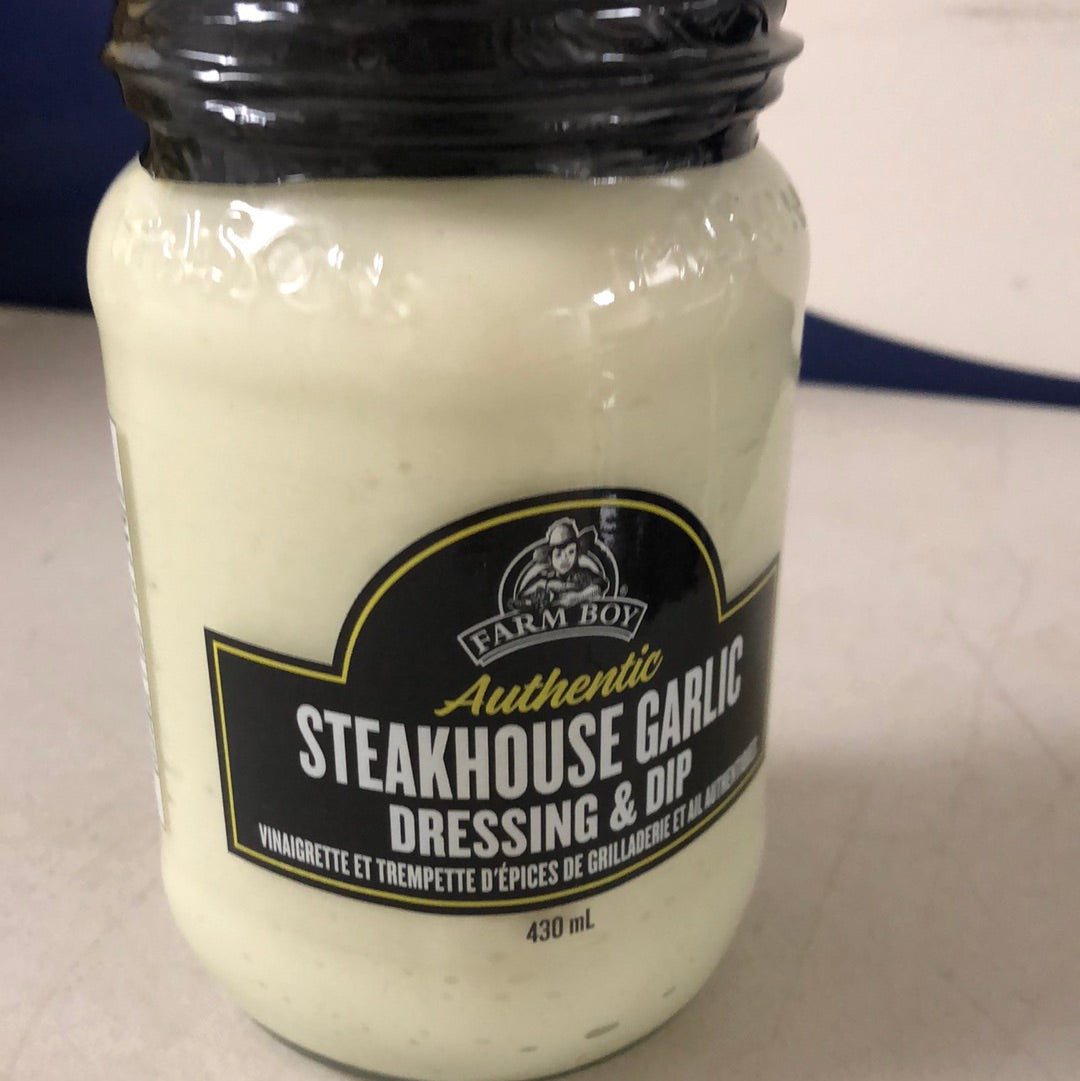 Steakhouse garlic dressing & dip