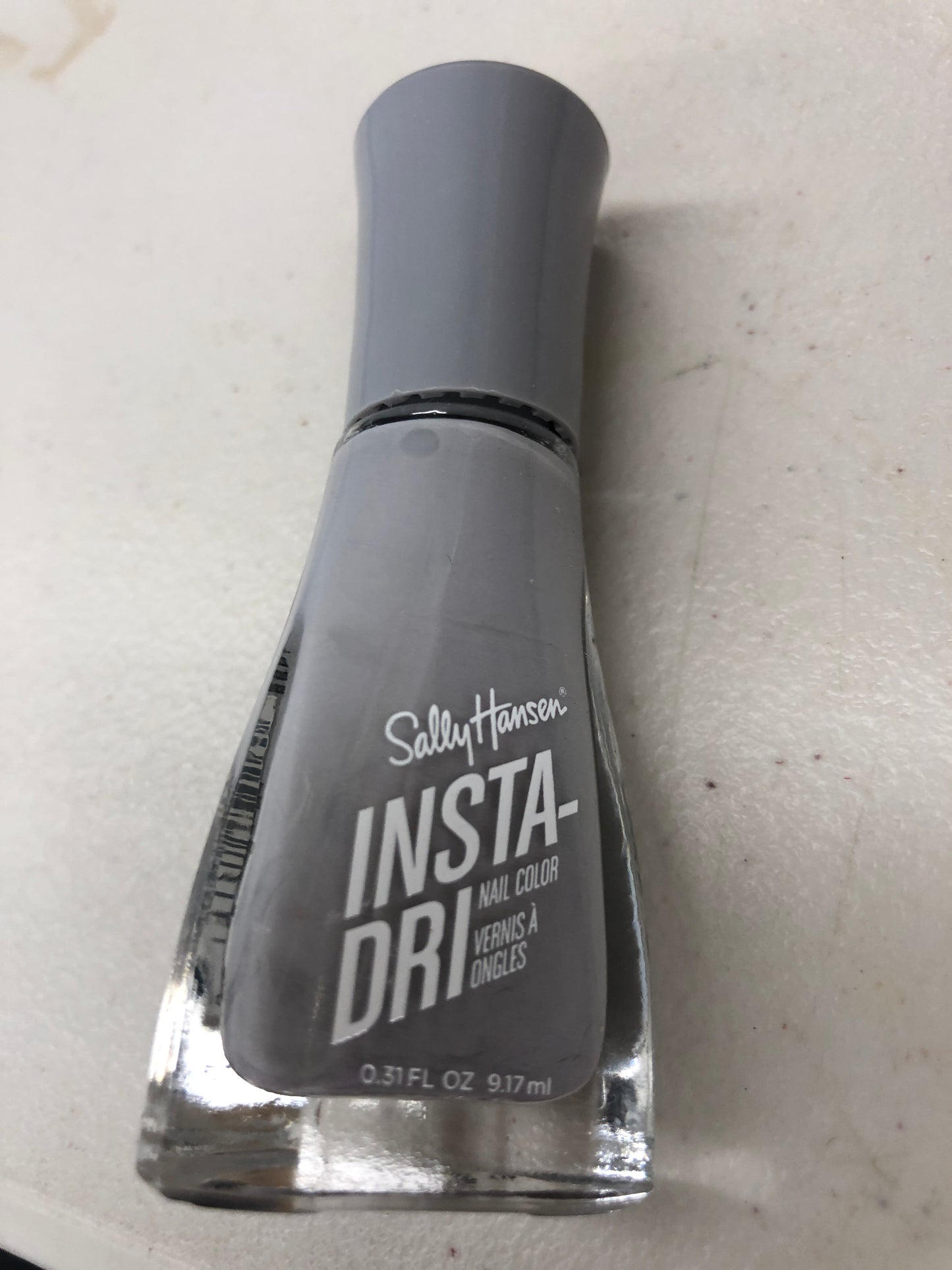 Insta-dri gray nail polish