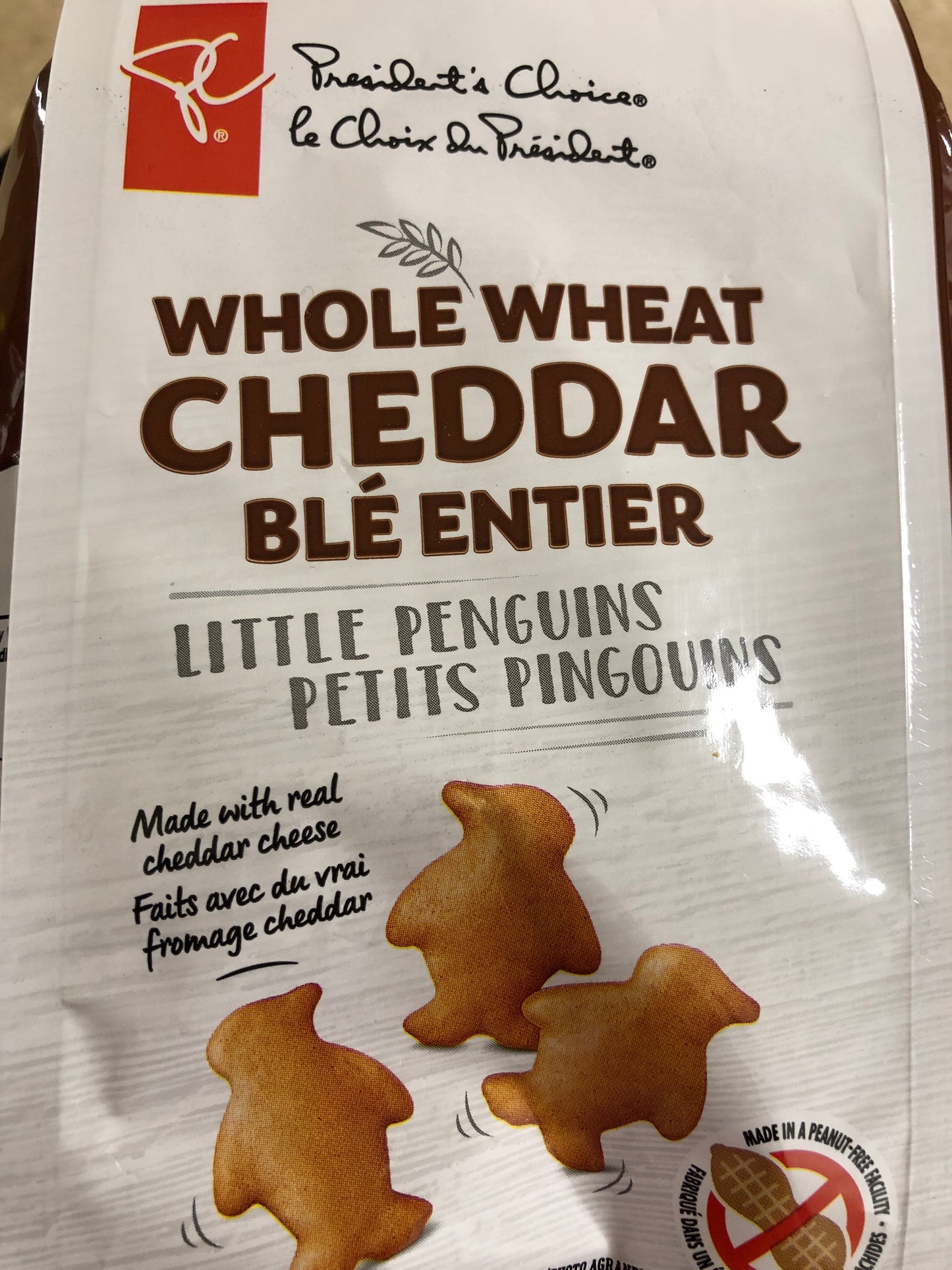 Whole wheat cheddar