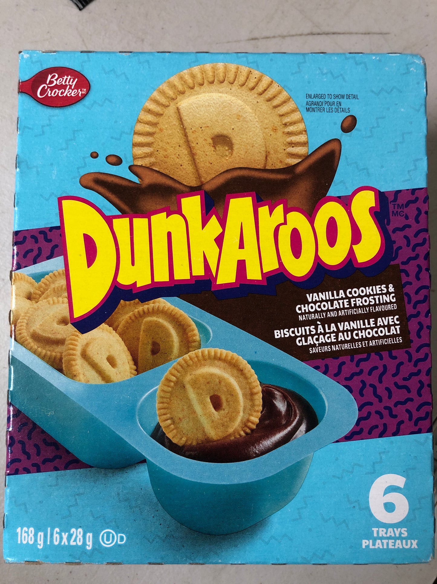 Dunkaroos vanilla cookies & chocolate frosting