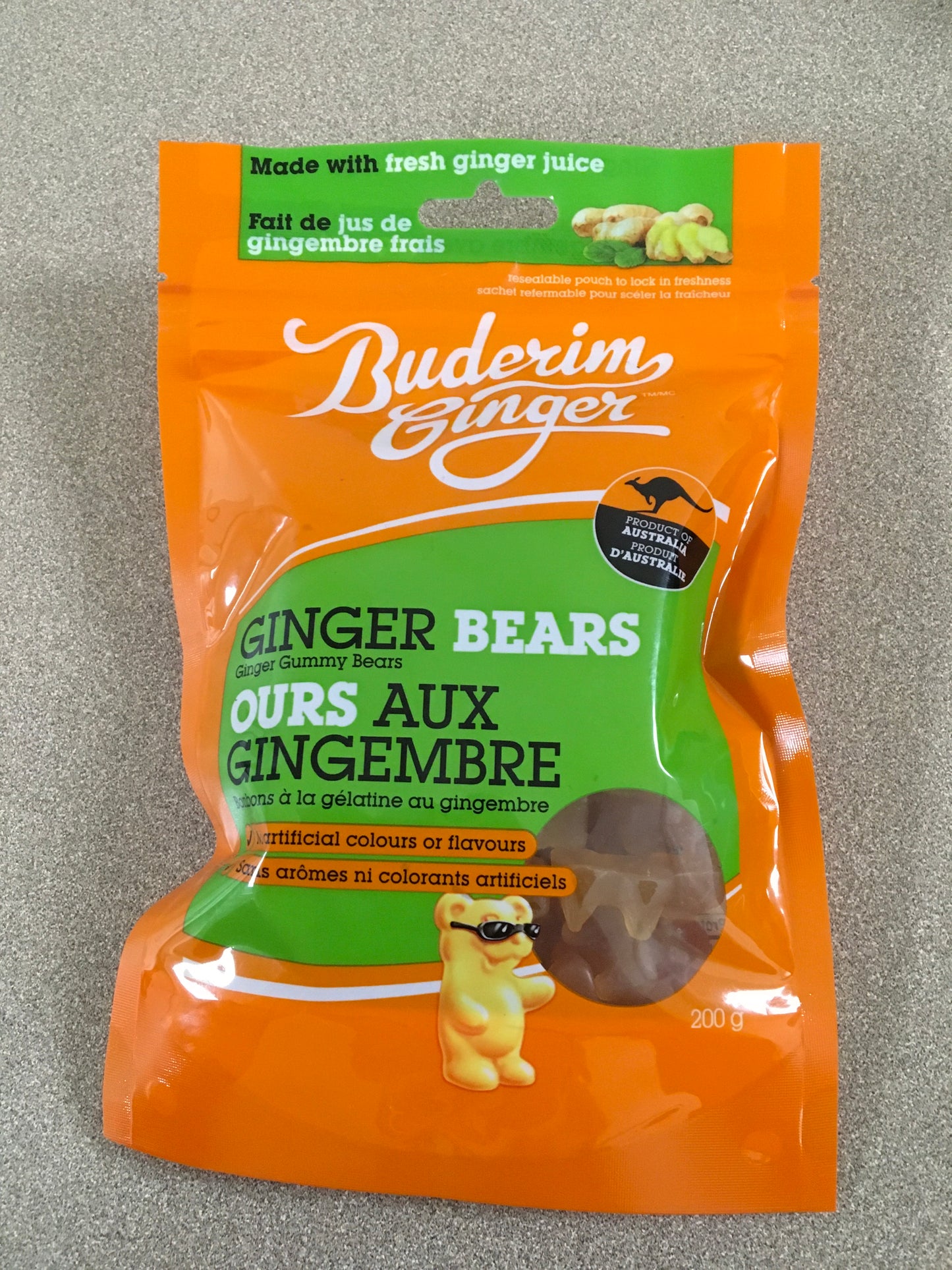 Ginger Gummy Bears
