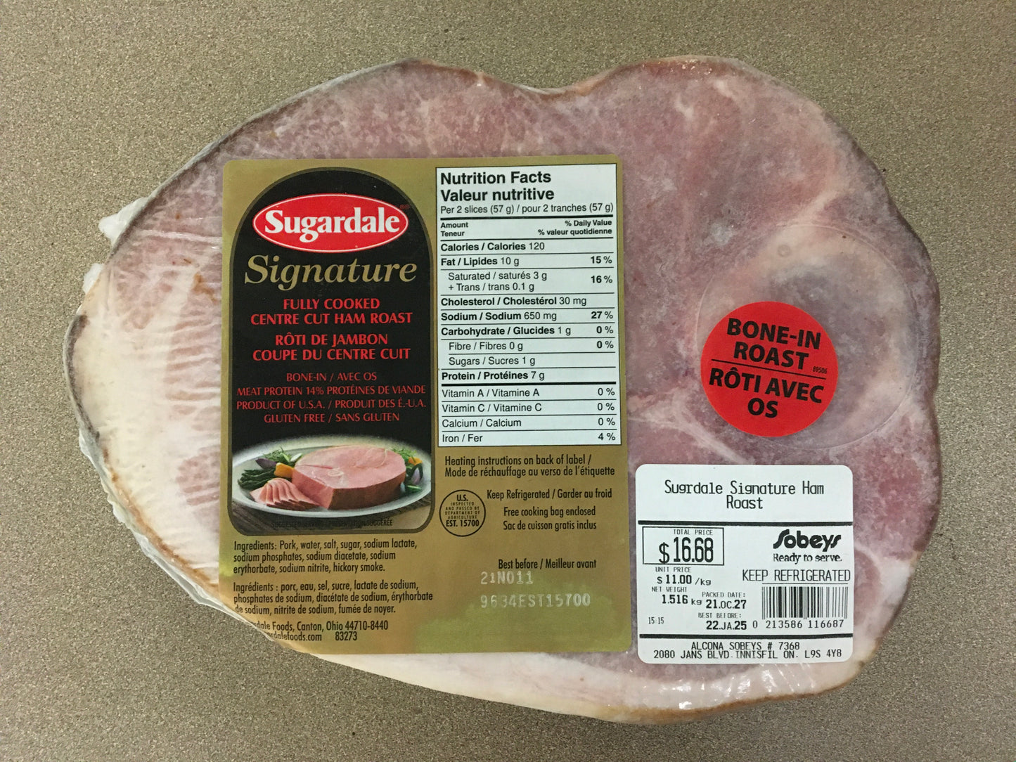 Signature Fully Cooked Center Cut Ham Roast