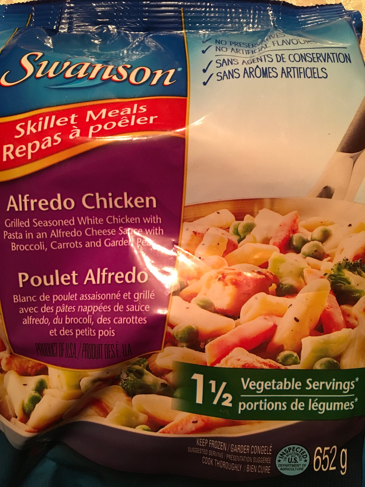 Swanson’s Chicken Alfredo