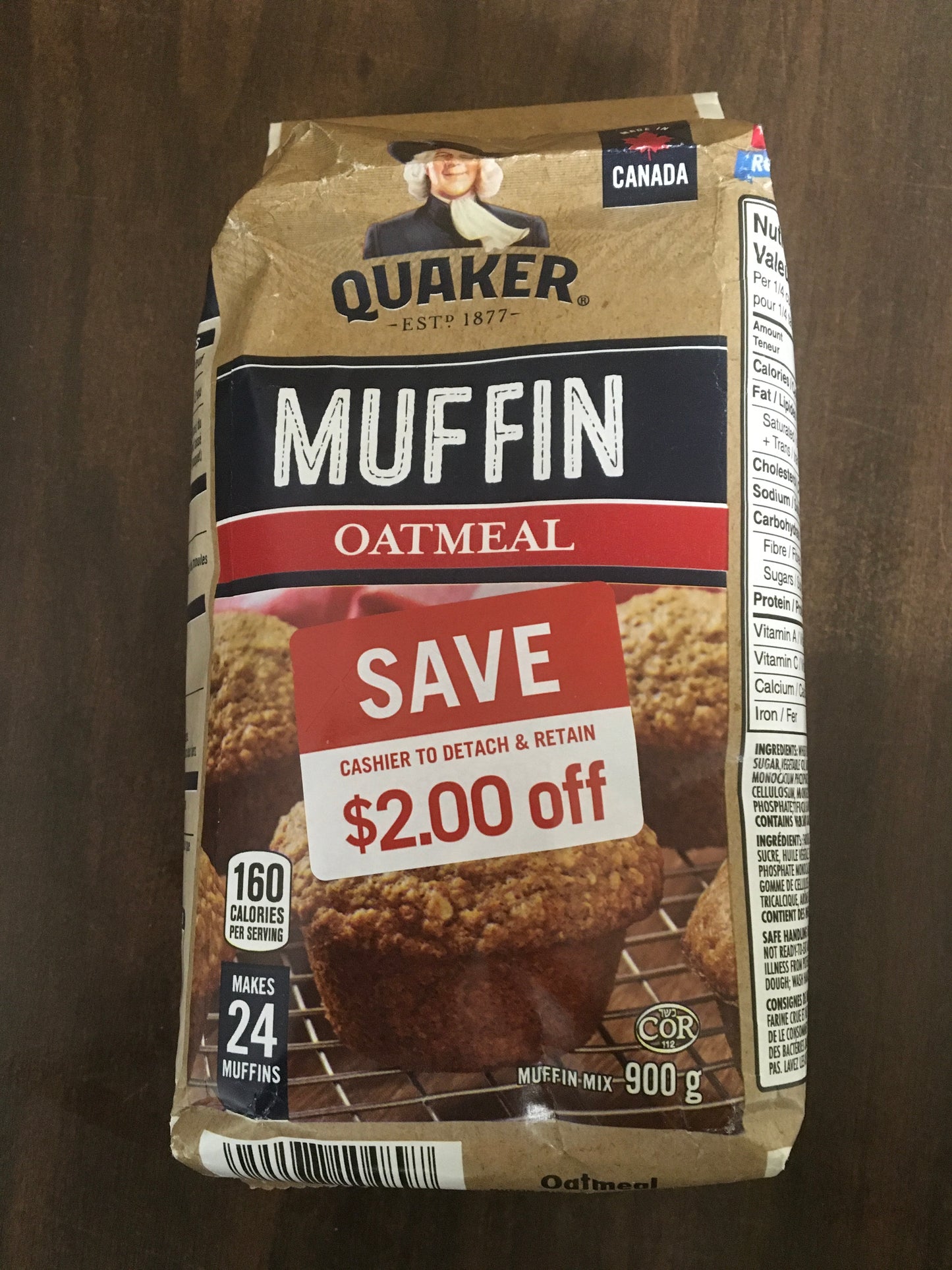 Quaker Muffin Mix