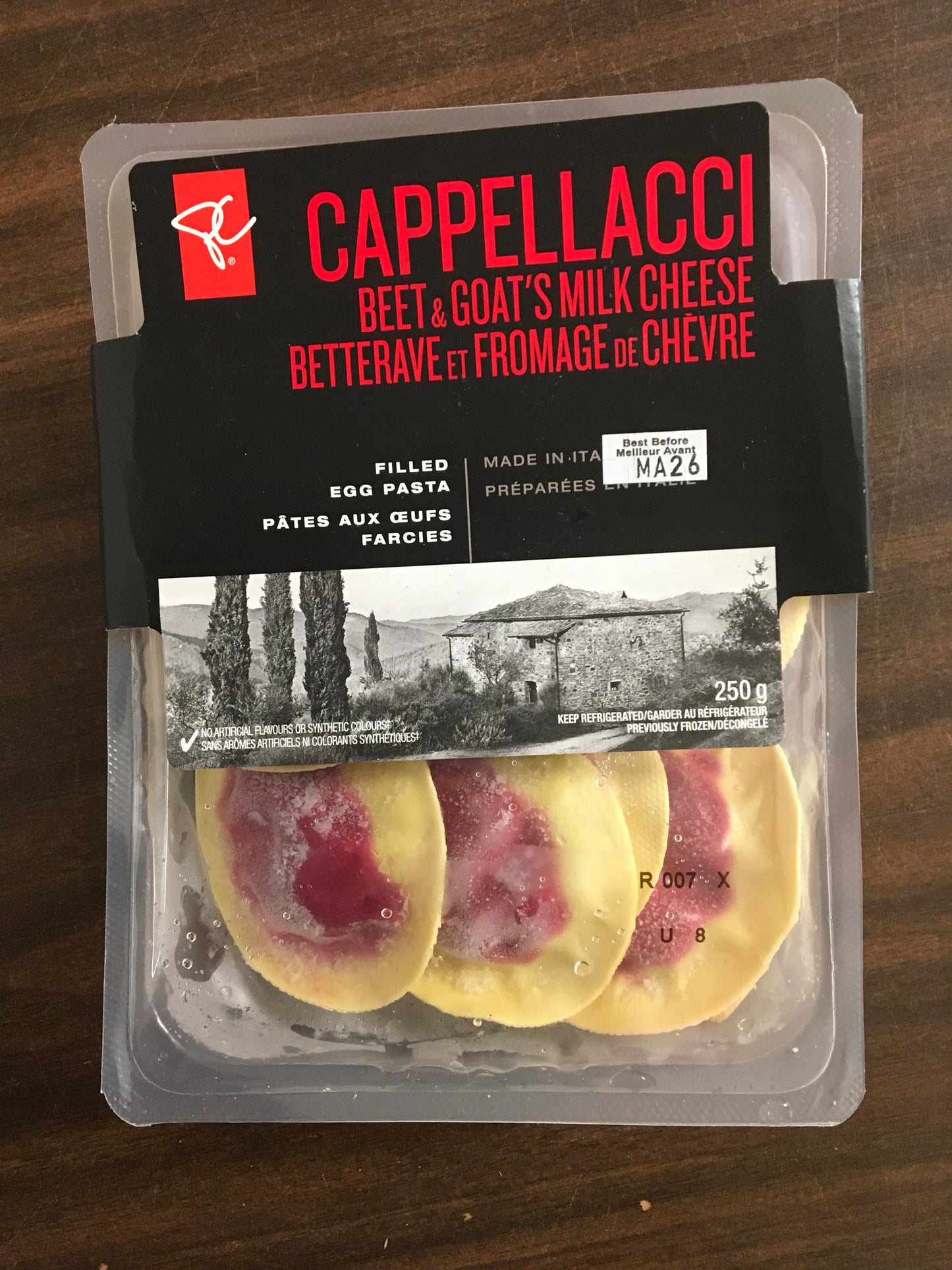 Cappellacci Beet & Goat’s Milk Cheese