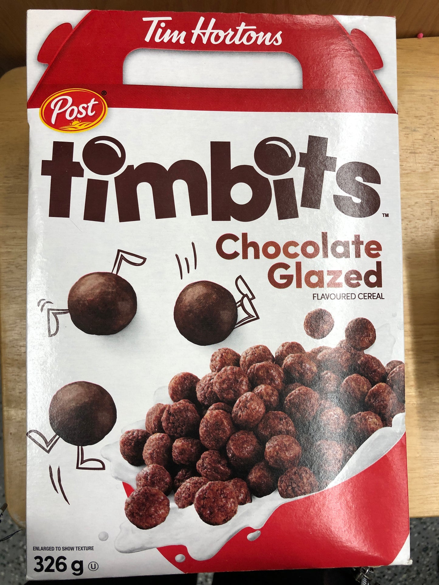 Timbits chocolate glazed cereal