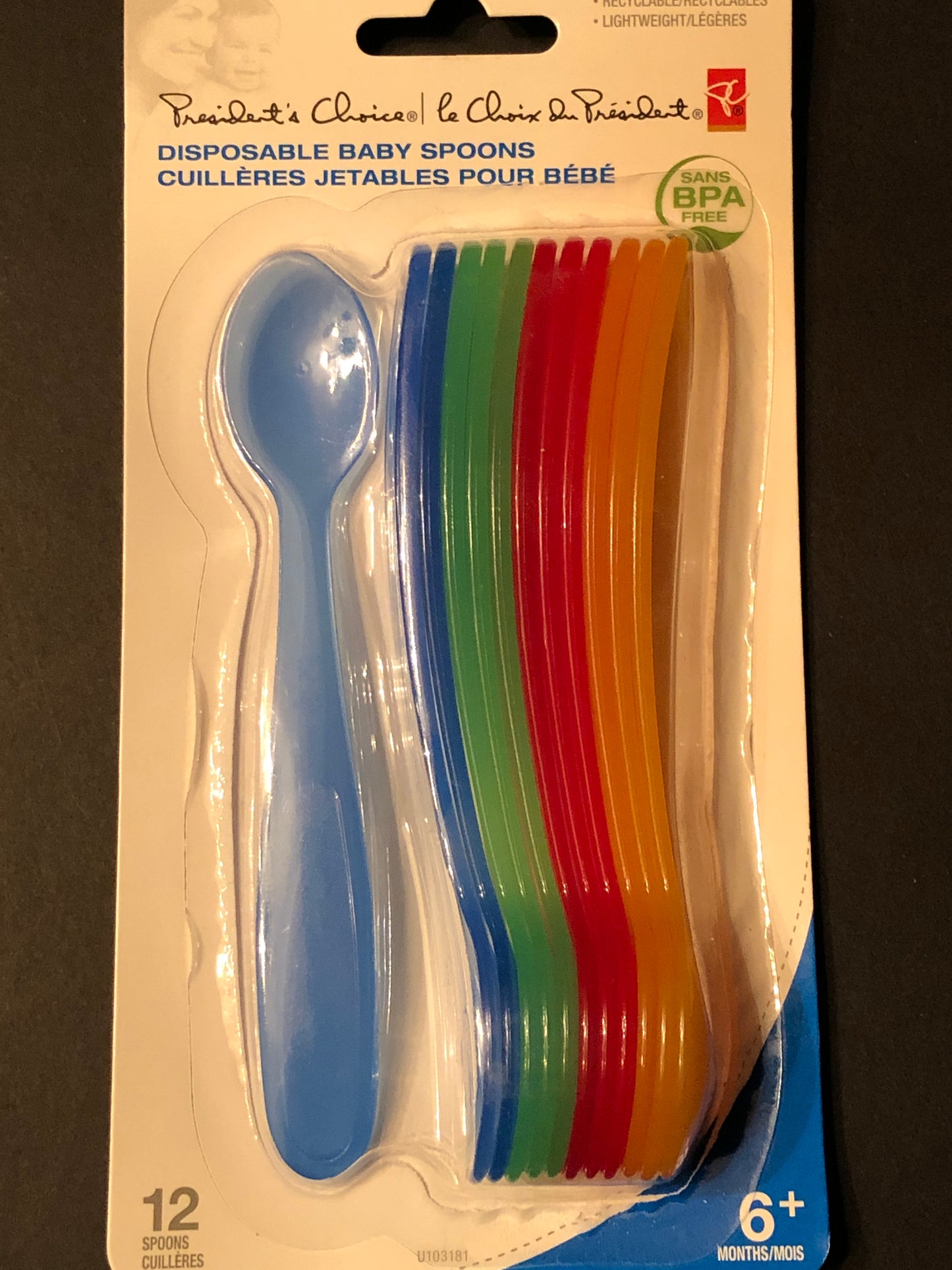 Disposable baby spoons