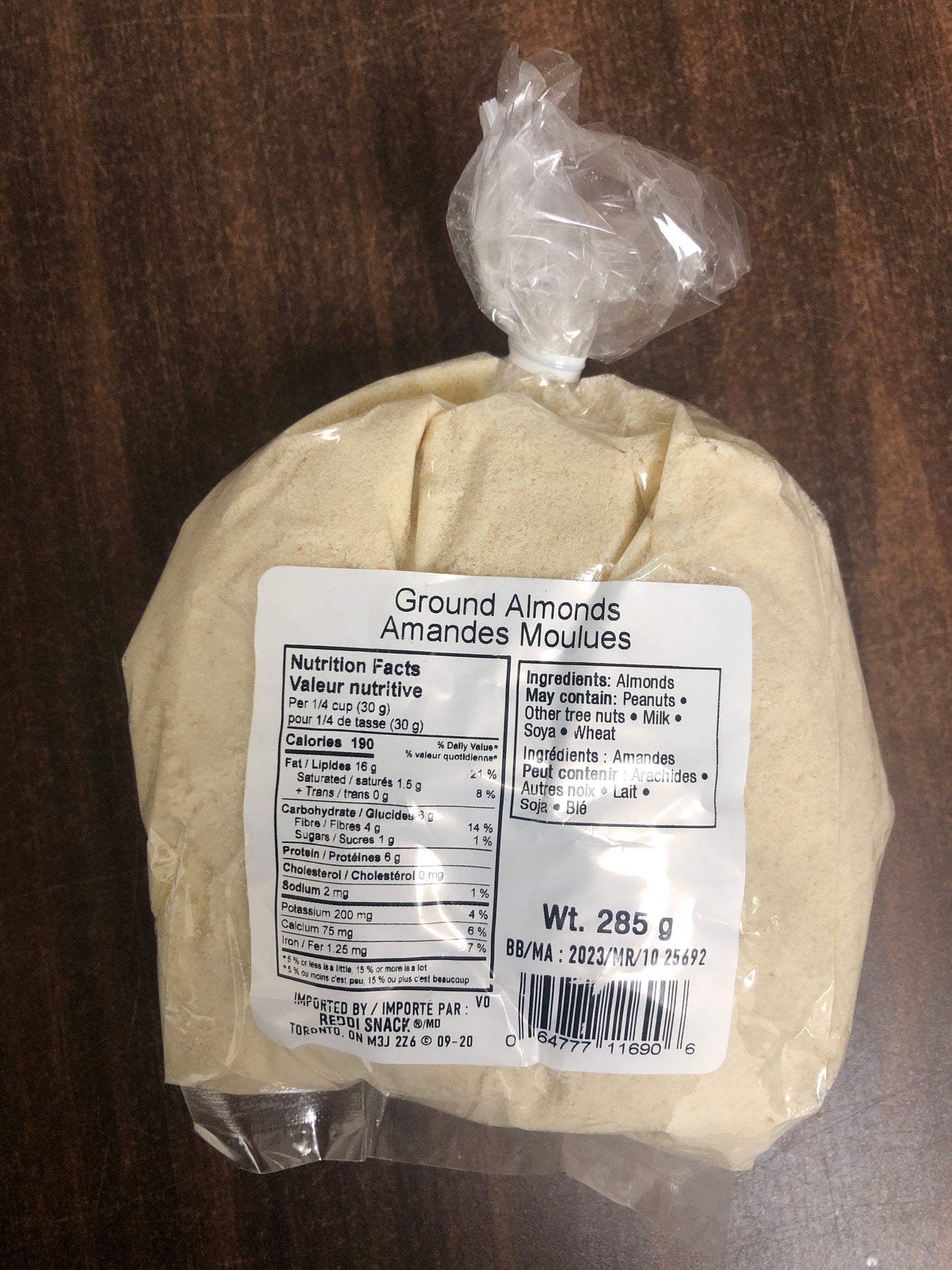 Ground almonds, 285g