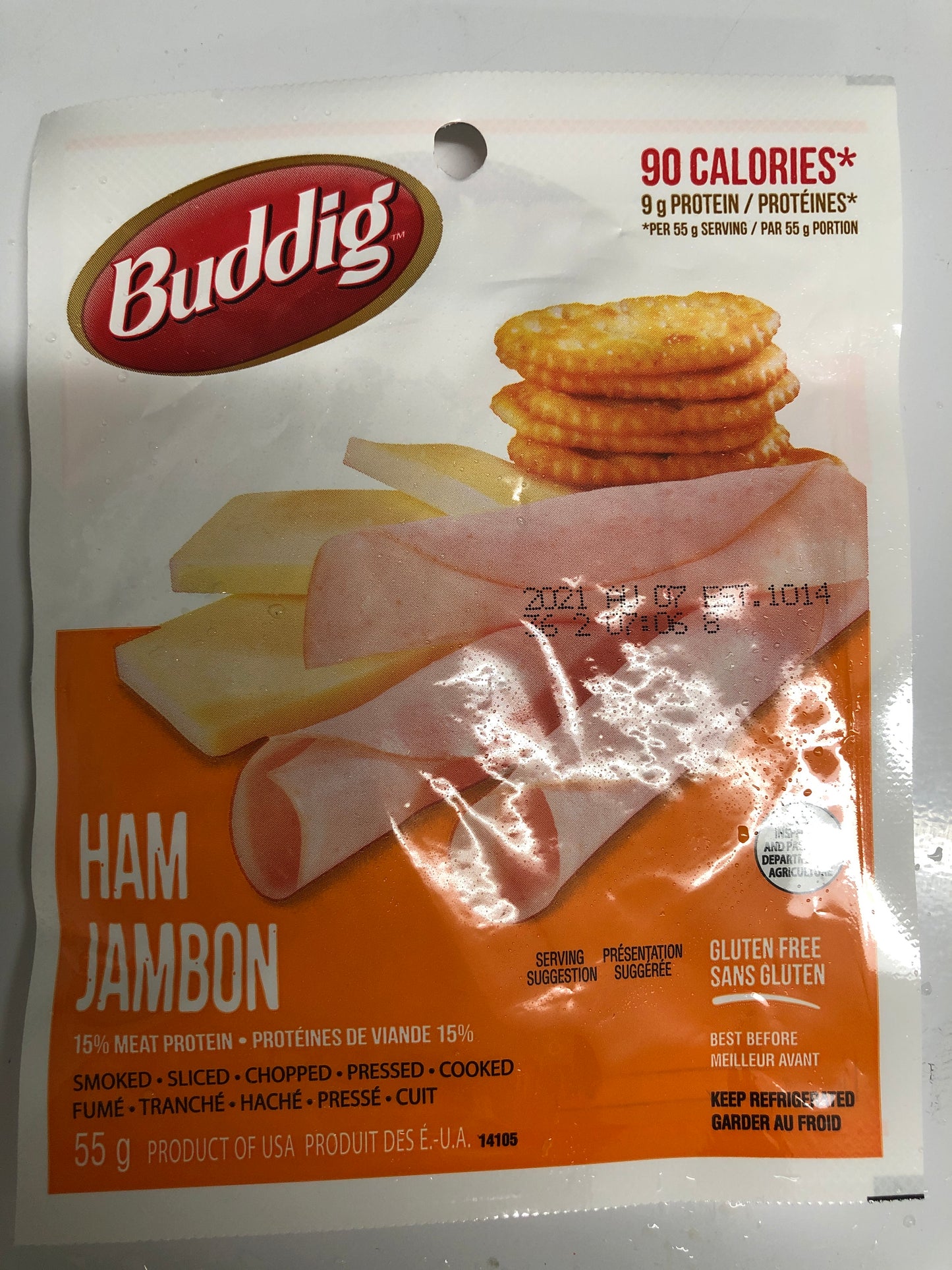 Ham 55g portion