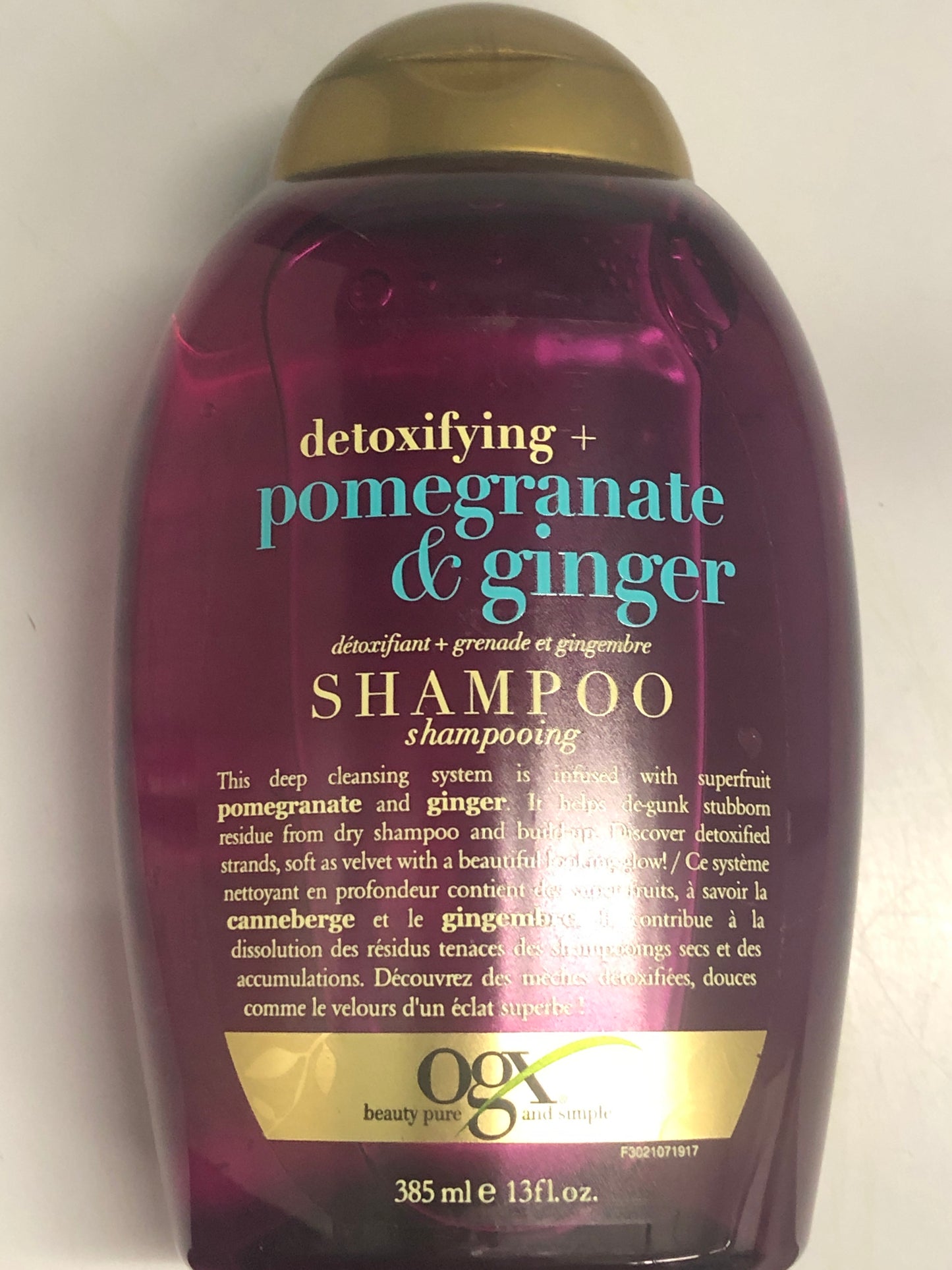 Pomegranate & ginger shampoo