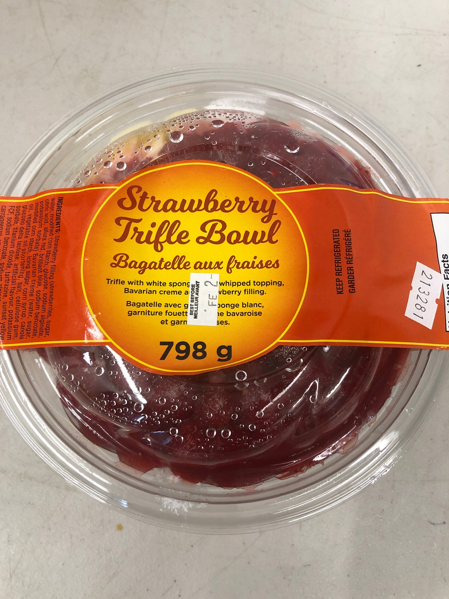 Trifle bowl