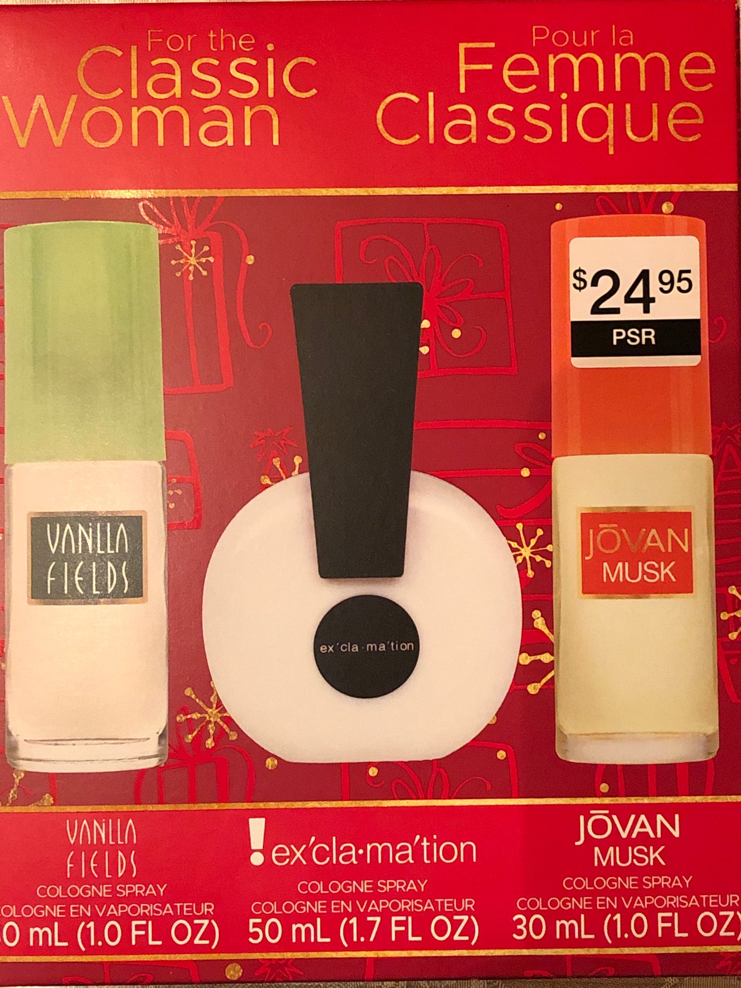 Classic woman cologne sprays