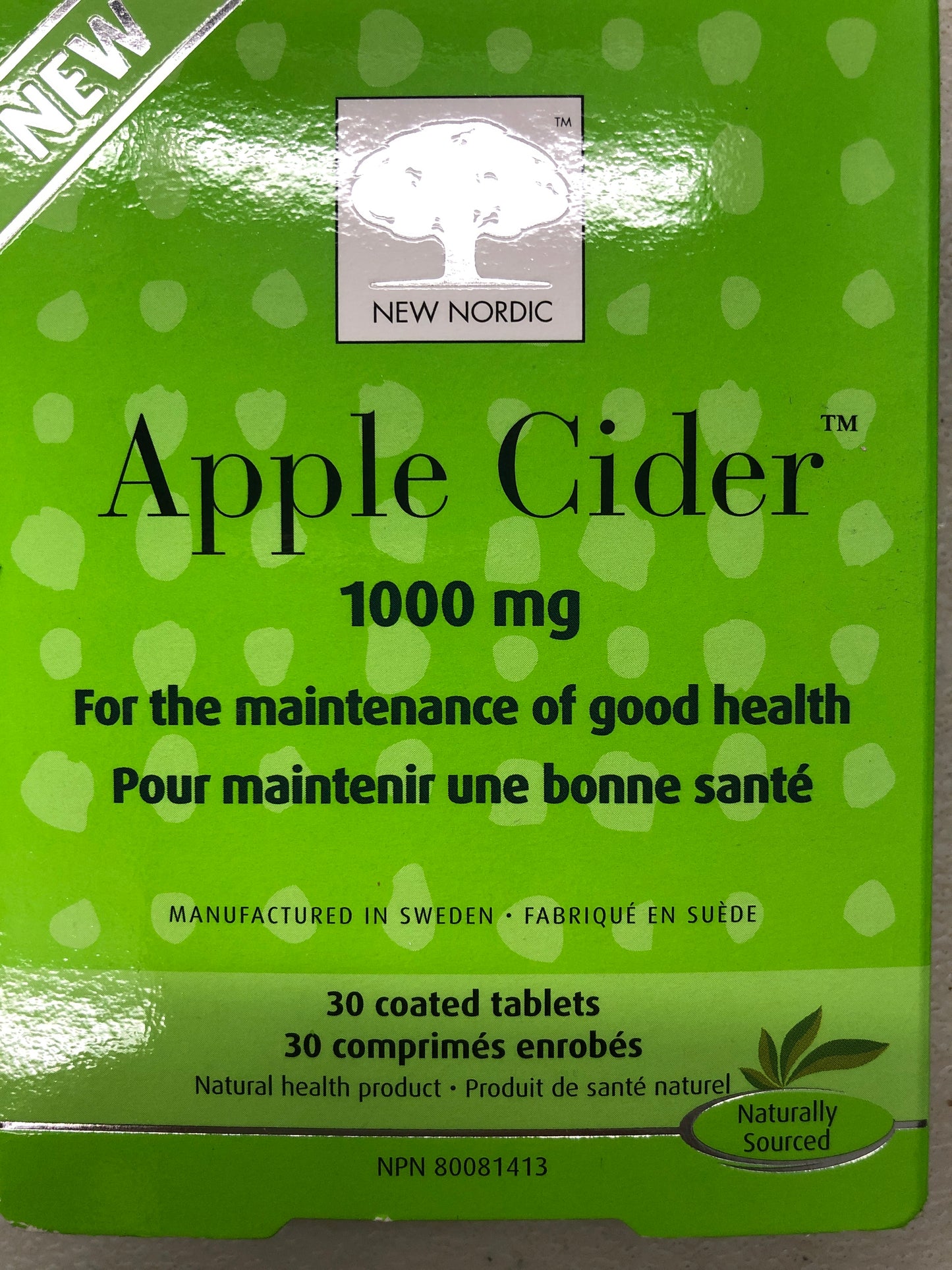 Apple cider tablets 1000mg x l30
