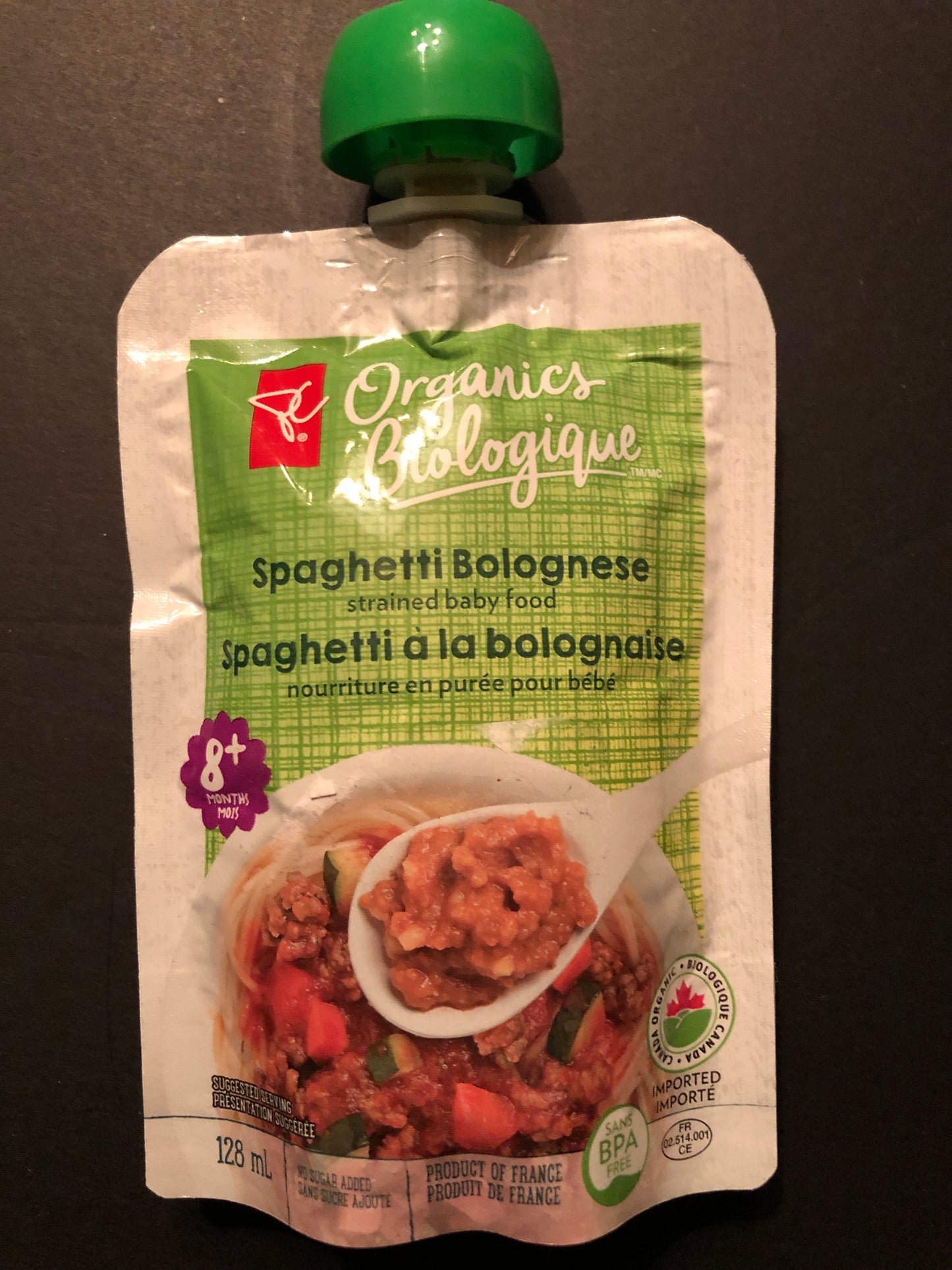 Spaghetti - baby food