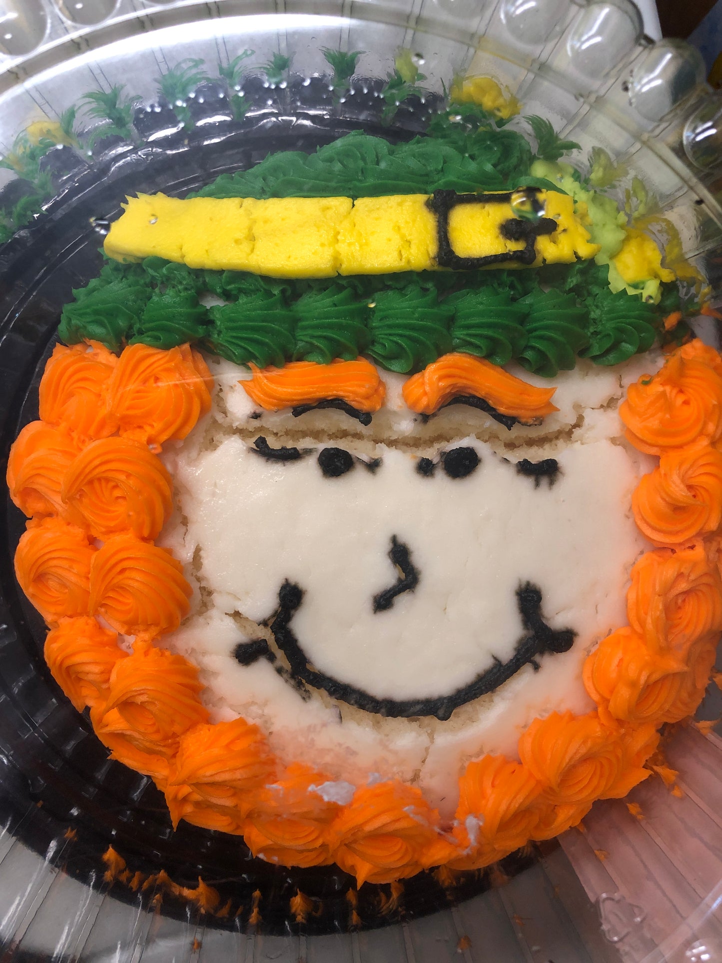Seasonal triple layer cake