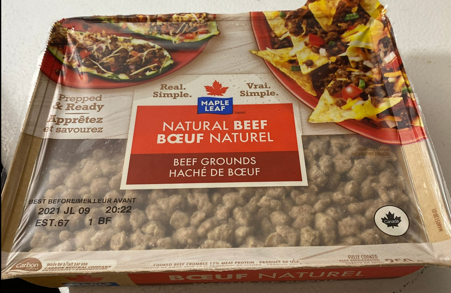 Maple Leaf Ground Beef