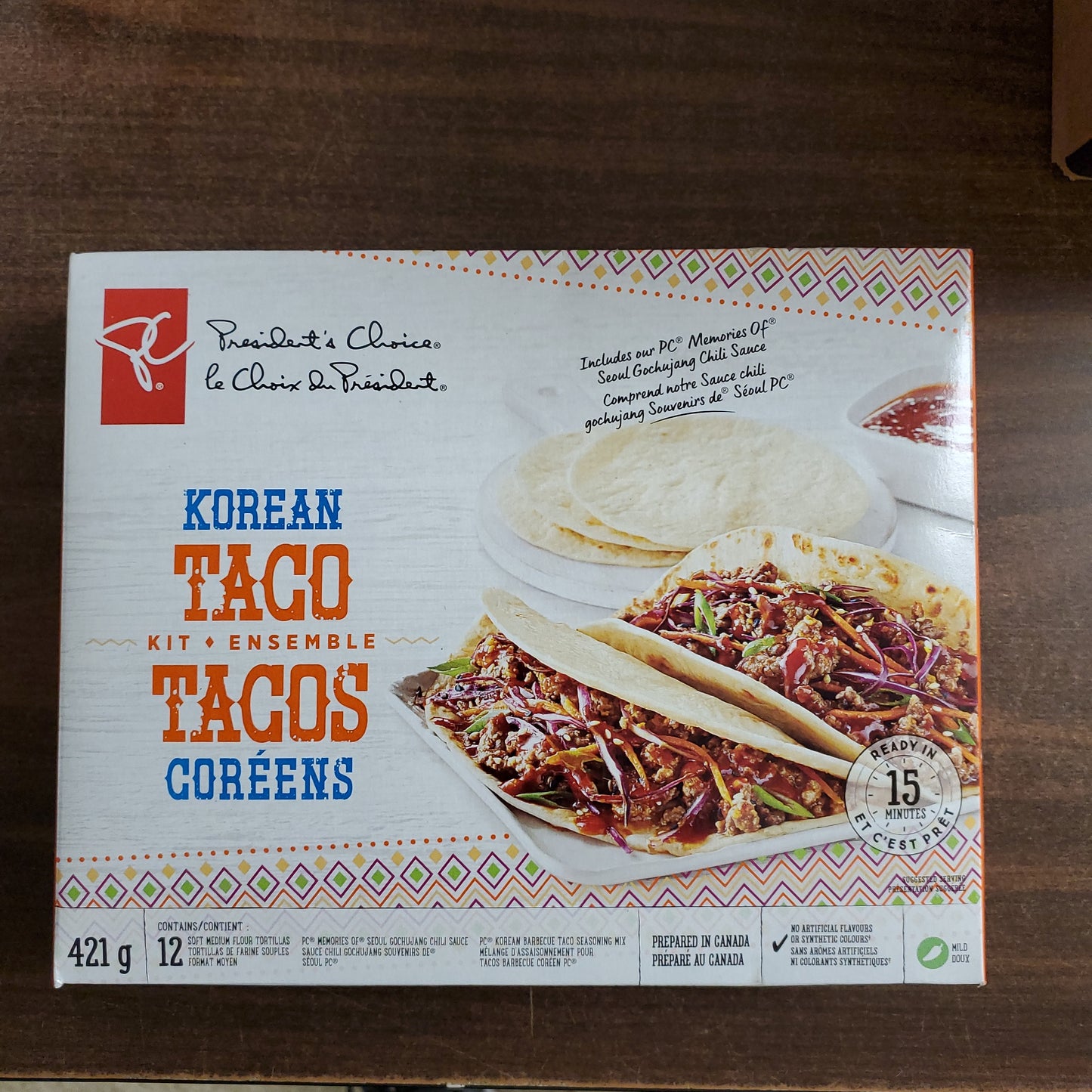 PC Soft Taco Dinner Kit - Korean Flavour