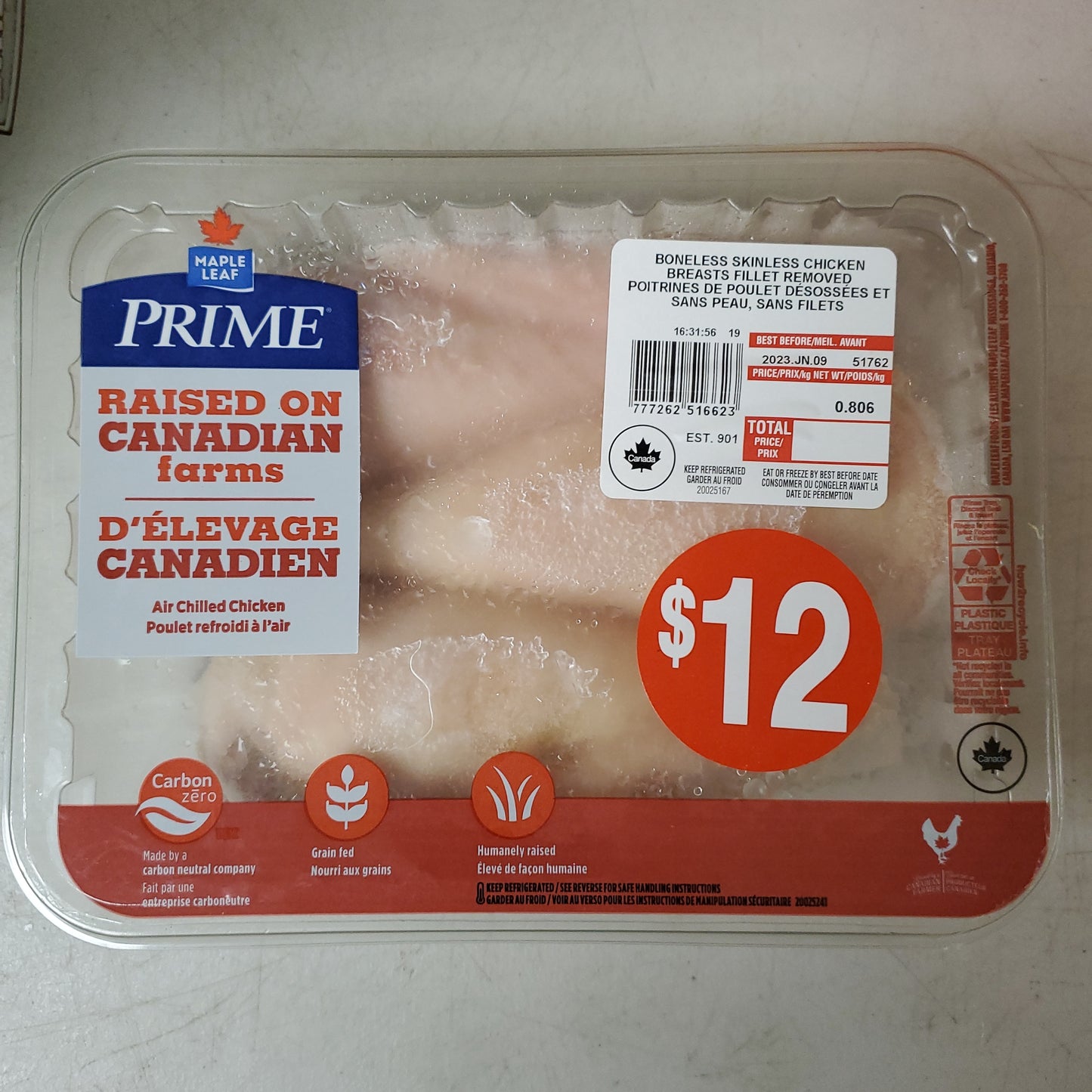 Frozen Chicken (m) - Limit one meat item per household