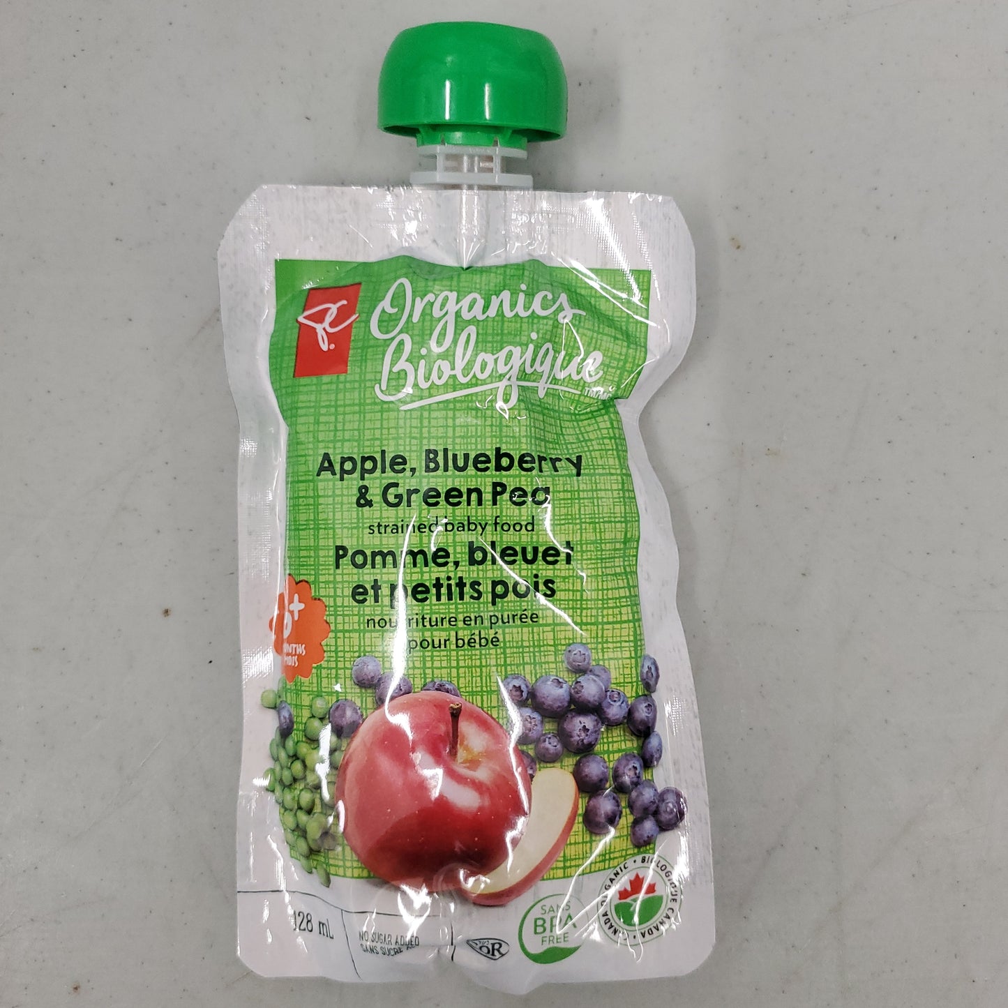 Baby food squeeze bags