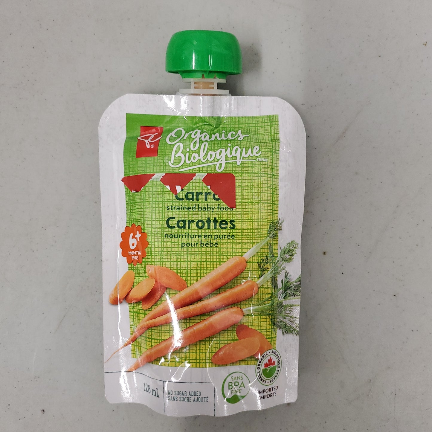 Baby food squeeze bags