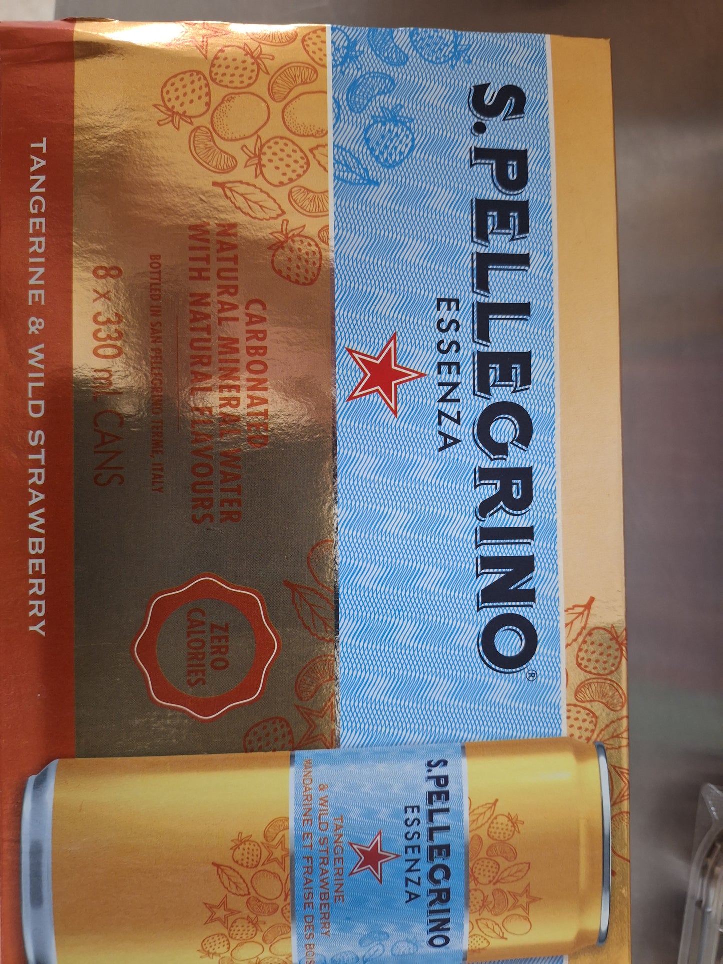 San Pellegrino tangerine & wild strawberry